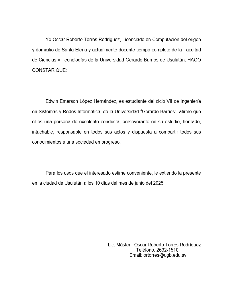 Vista del proyecto